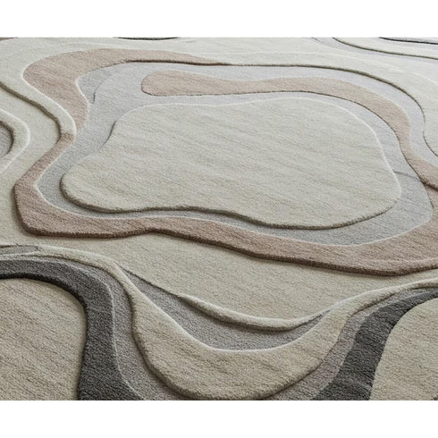 Carpet Point Handmade Rectangular Design Beige Carpet