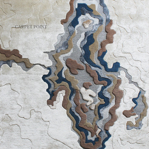 Handmade Pattern Kashmiri Carpet