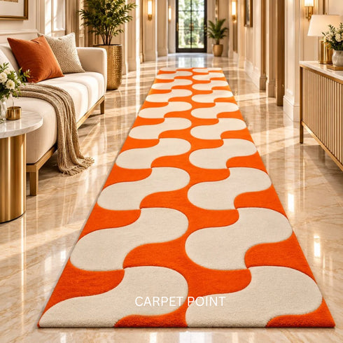 Sunset Curve Designer Runner Carpet