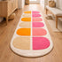 Coral Harmony Geometric Wool Carpet
