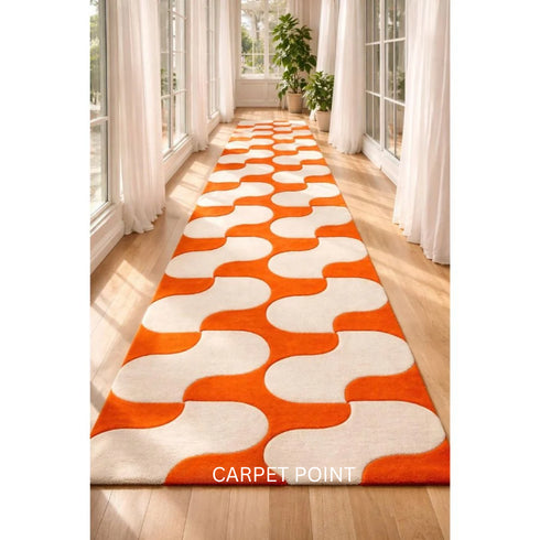 Sunset Curve Designer Runner Carpet