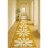 Golden Daisy Bloom Luxury Runner Carpet