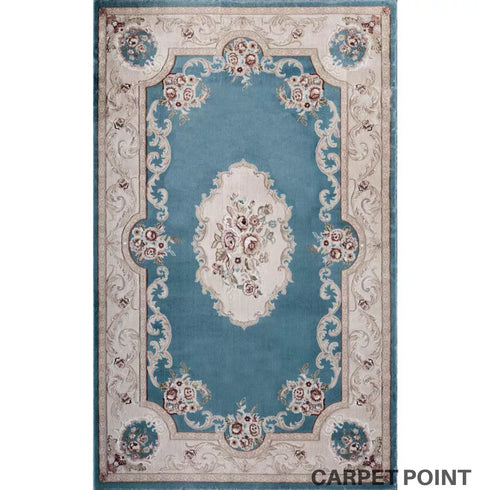 Vision Blue Modern Handmade Carpet