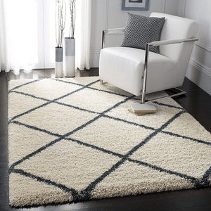 Handmade White Yarn Super Smooth Carpet
