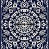 Handmade Blue and White Pattern Carpet