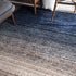 Handmade Blue Furbish Design Carpet