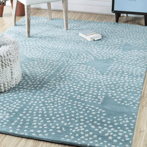 Handmade Ultra Design Dotted Floral Carpet