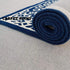 Handmade Blue and White Pattern Carpet