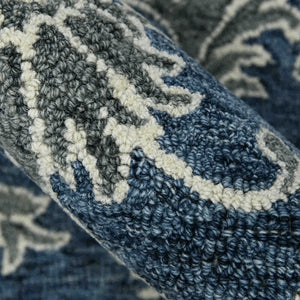 Carpet Point Handmade Blue Modern Carpet