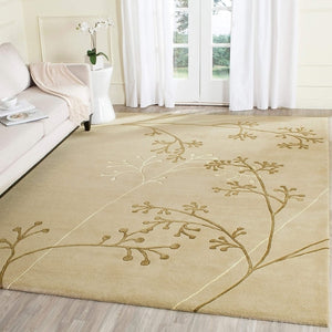 Carpet Point Handmade Woolen Beige Carpet
