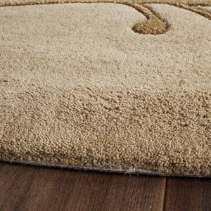 Carpet Point Handmade Woolen Beige Carpet