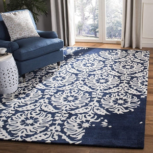 Handmade Flower Pattern Modern Carpet