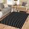 Luxurious Handmade Monaco Black Pattern Carpet