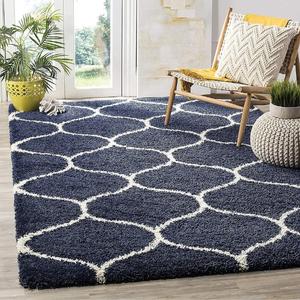 Carpet Point Ivory Blue Berber Carpet