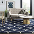 Carpet Point Ivory Blue Berber Carpet