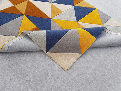 Handmade Zig Zag Pattern Carpet